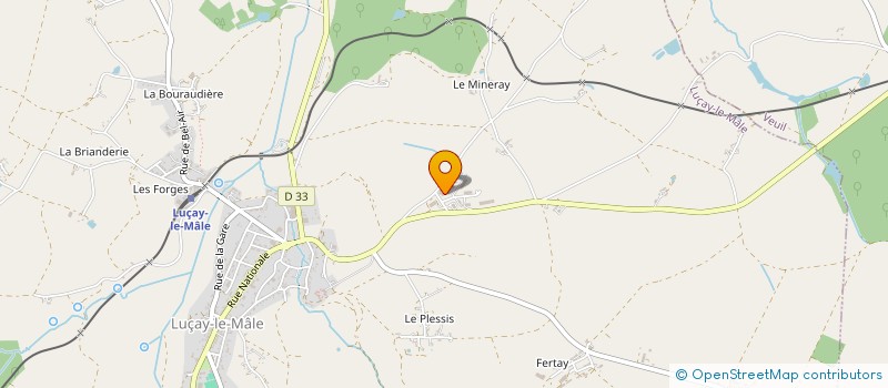 localisation de l'entreprise EURL FRANCIERE à LUCAY-LE-MALE