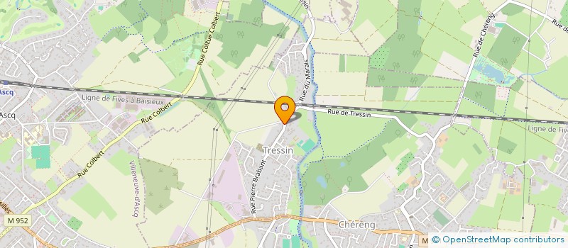localisation de l'entreprise EURL FRANCK CAZIER  TRESSIN