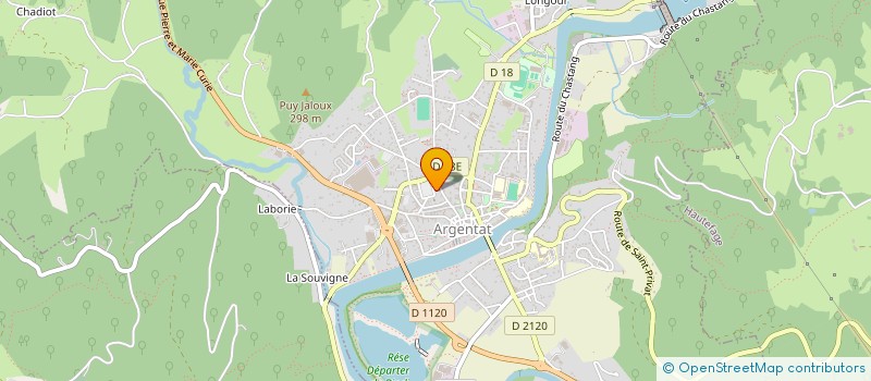 localisation de l'entreprise EURL FRANCK FARGES à ARGENTAT-SUR-DORDOGNE
