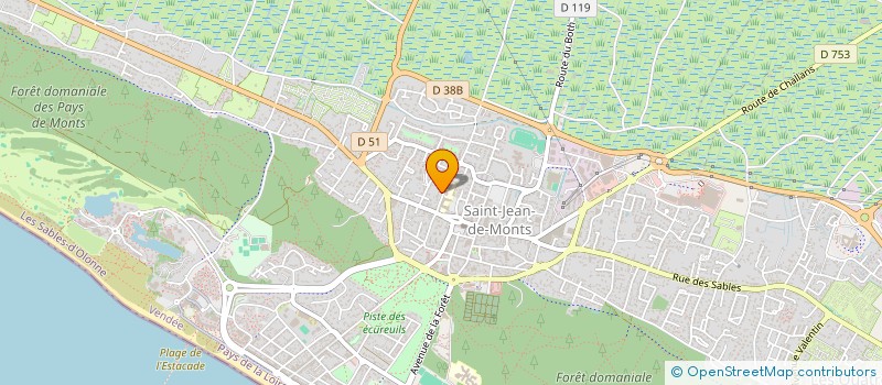 localisation de l'entreprise EURL FRANCK LIXON  SAINT-JEAN-DE-MONTS