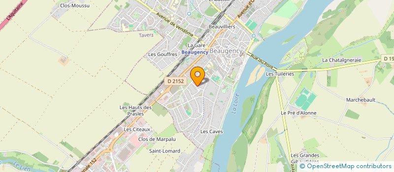 localisation de l'entreprise EURL FRANCK PEZET  BEAUGENCY