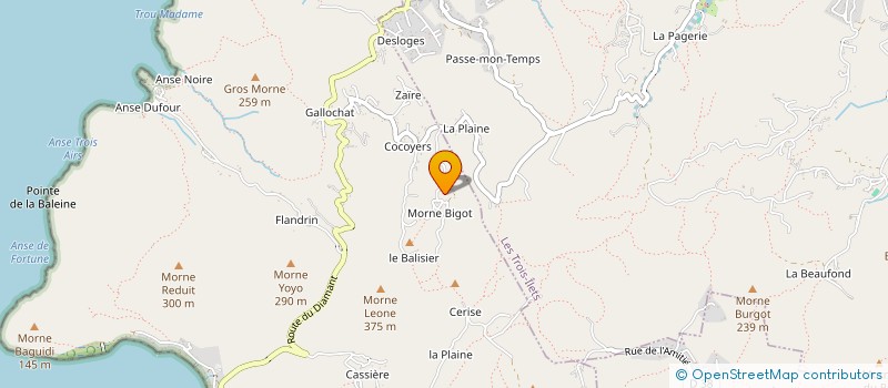 localisation de l'entreprise EURL FRANCK SLEMAN  ANSES D'ARLET