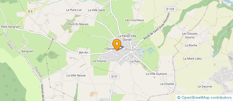 localisation de l'entreprise EURL FRANCOIS LUCO  LANTIC