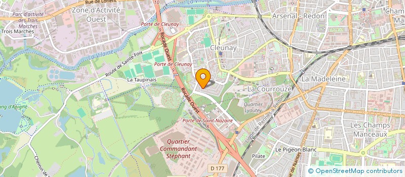 localisation de l'entreprise EURL FRANCOIS MATUREL à RENNES