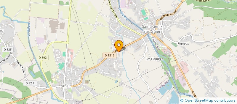 localisation de l'entreprise EURL FRANCOIS MOREL  AOSTE