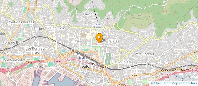 localisation de l'entreprise EURL FRANCOIS-PAUL CUBELES  TOULON