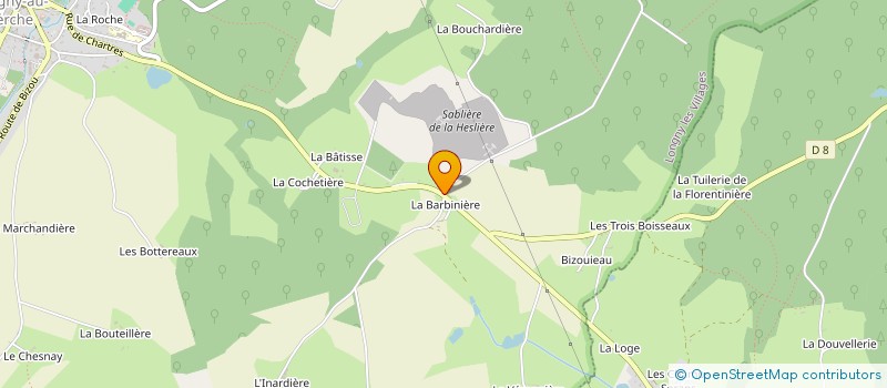 localisation de l'entreprise EURL FRANCOISE HUBERT à LONGNY LES VILLAGES
