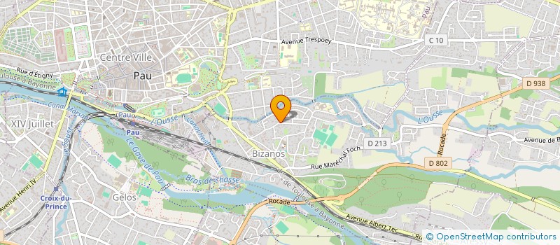 localisation de l'entreprise EURL FRANK SUBIAS  BIZANOS