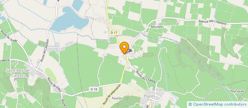 localisation de l'entreprise EURL FREDERIC CONDOT  PUJOLS