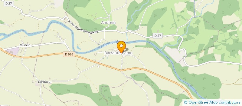 localisation de l'entreprise EURL FREDERIC JOSE à BARRAUTE-CAMU