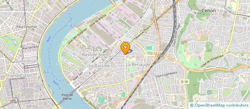 localisation de l'entreprise EURL FREDERIC MAZABRAUD  BORDEAUX