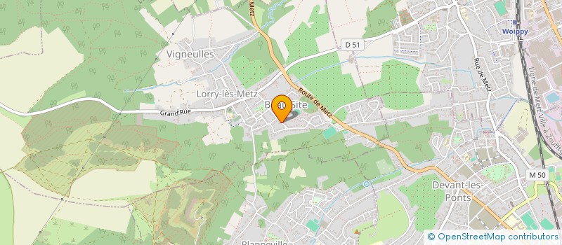 localisation de l'entreprise EURL FRIES JEROME  LORRY-LES-METZ