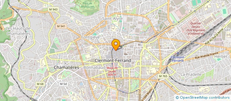 localisation de l'entreprise EURL FROMAGERIE NIVESSE à CLERMONT-FERRAND