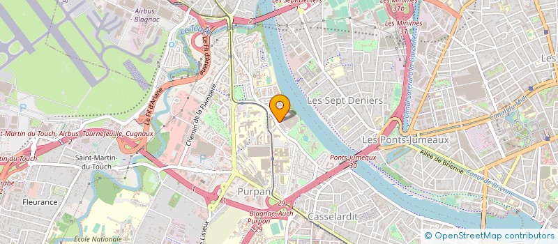 localisation de l'entreprise EURL FUENTES PLATRERIE ISOLATION à TOULOUSE