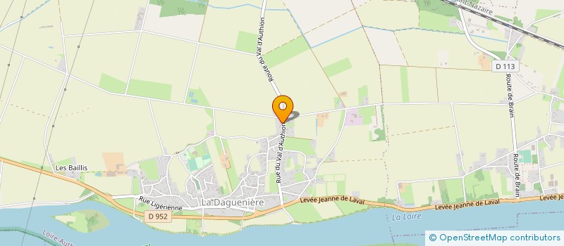 localisation de l'entreprise EURL FUITE D'O 49  LOIRE-AUTHION