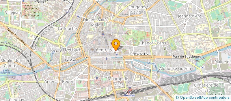 localisation de l'entreprise EURL FUJI à RENNES