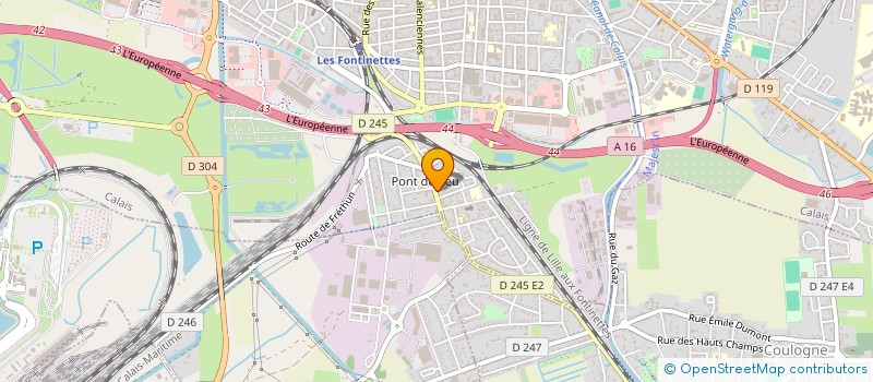 localisation de l'entreprise EURL FUN CONDUITE à CALAIS