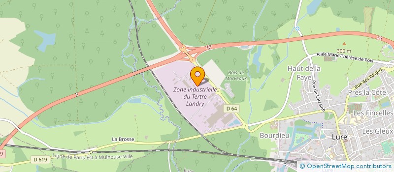 localisation de l'entreprise EURL FUTUR BOIS à LURE