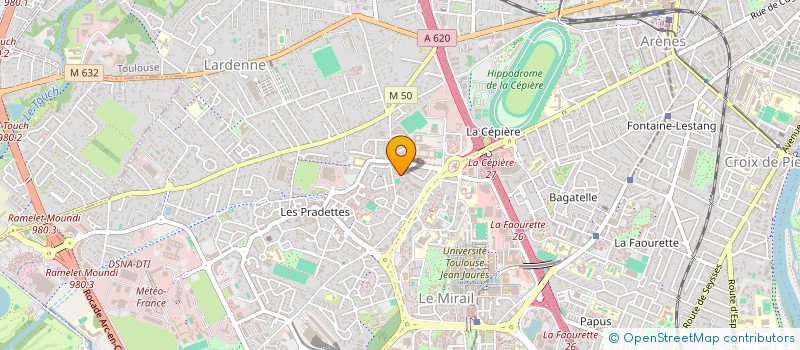 localisation de l'entreprise EURL GA 31100 à TOULOUSE