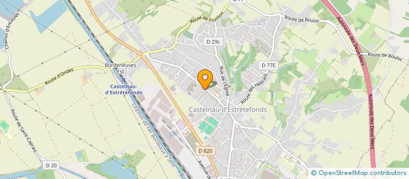 localisation de l'entreprise EURL GABRIEL à CASTELNAU-D'ESTRETEFONDS