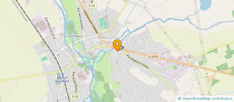 localisation de l'entreprise EURL GACHET BATIMENT  MEHUN-SUR-YEVRE