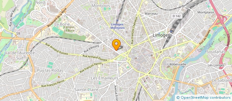 localisation de l'entreprise EURL GAELLE THOMAS CONSEIL ET COURTAGE à LIMOGES