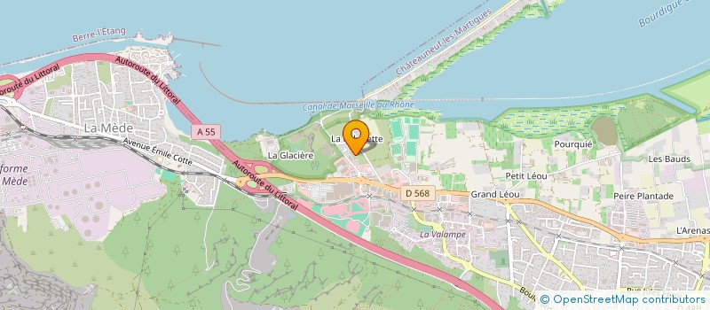 localisation de l'entreprise EURL GAIA INGENIERIE  CHATEAUNEUF-LES-MARTIGUES