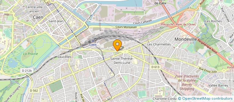 localisation de l'entreprise EURL GAIGNEUX  CAEN