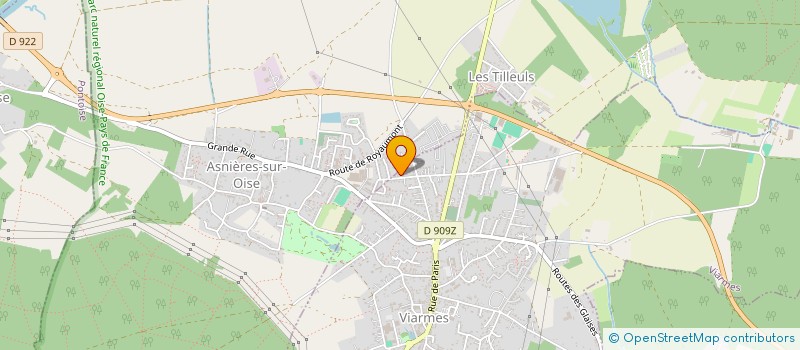 localisation de l'entreprise EURL GAILLOURDET à VIARMES