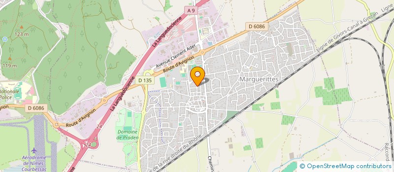 localisation de l'entreprise EURL GALANDE  MARGUERITTES