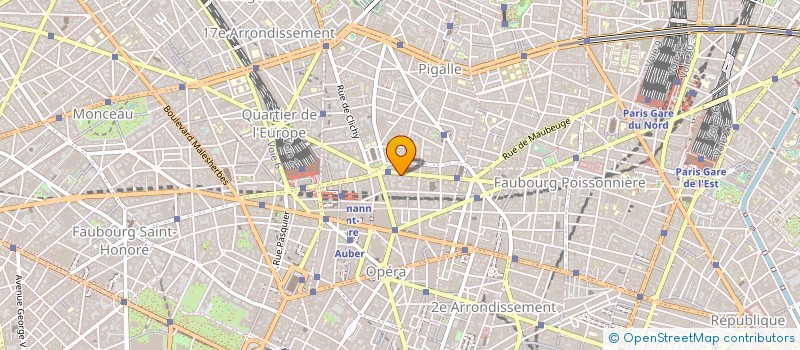localisation de l'entreprise EURL GALERIE DU PARADIS à PARIS