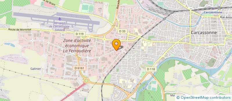 localisation de l'entreprise EURL GALI à CARCASSONNE