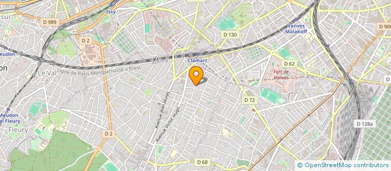 localisation de l'entreprise EURL GALLAND à CLAMART