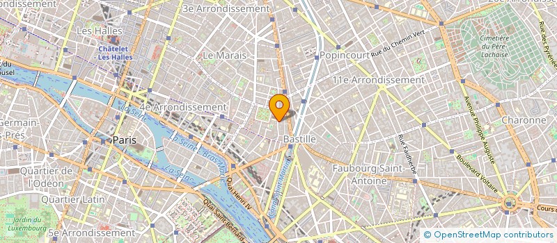 localisation de l'entreprise EURL GALLERIA MAN ARTE  PARIS