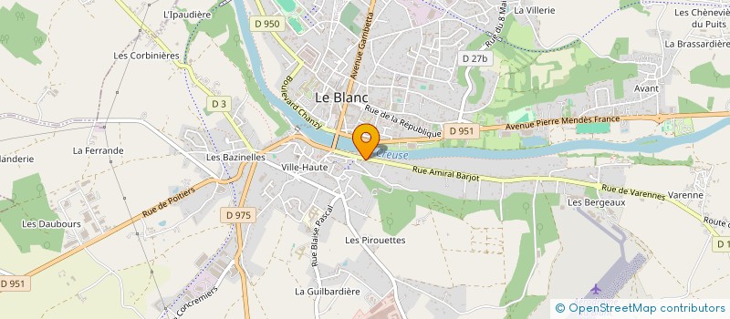 localisation de l'entreprise EURL GALLIENNE à LE BLANC