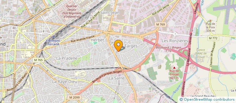 localisation de l'entreprise EURL GAMES à CLERMONT-FERRAND