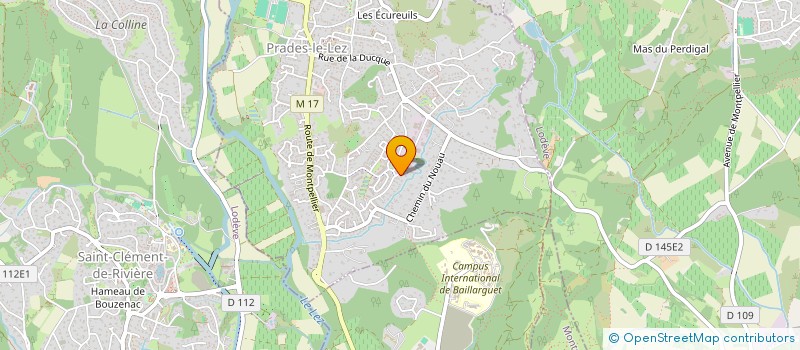 localisation de l'entreprise EURL GARAGE BILLY à PRADES-LE-LEZ