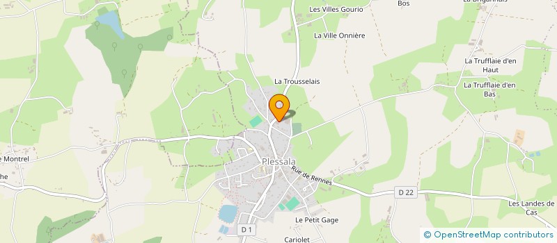 localisation de l'entreprise EURL GARAGE DES HAUTS CHAMPS à LE MENE