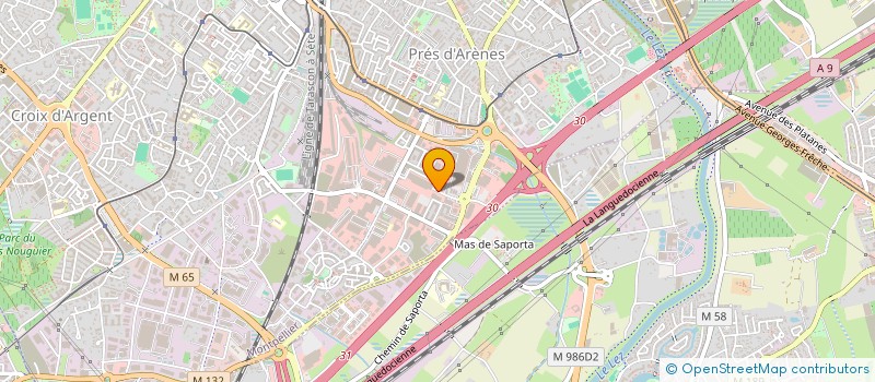 localisation de l'entreprise EURL GARAGE DU PRES D'ARENES à MONTPELLIER