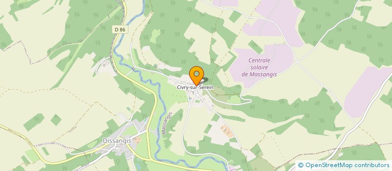localisation de l'entreprise EURL GARAGE GENTIL à L'ISLE-SUR-SEREIN