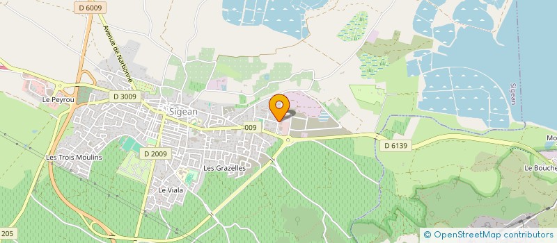 localisation de l'entreprise EURL GARAGE QUILLET DIMITRI  SIGEAN