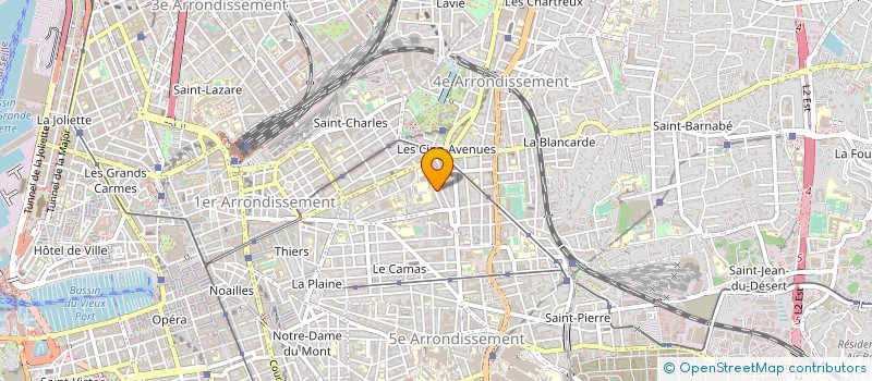 localisation de l'entreprise EURL GARAGE RASPAIL à MARSEILLE
