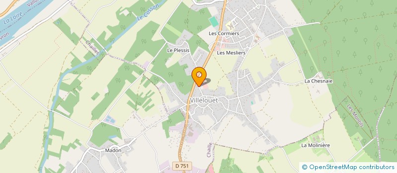 localisation de l'entreprise EURL GARAGE ROULET à CHAILLES