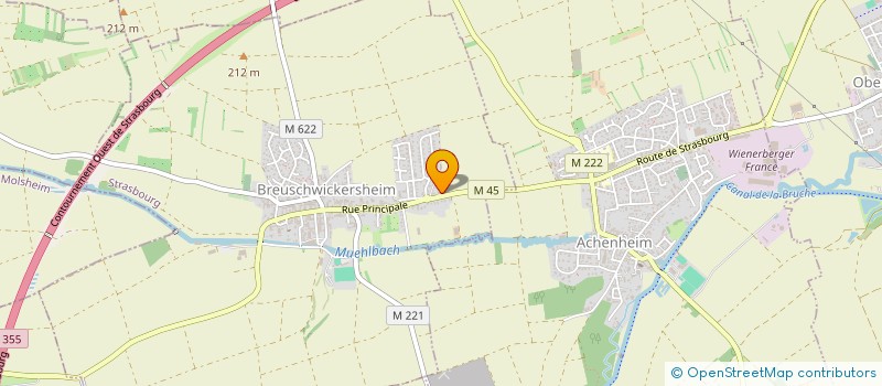 localisation de l'entreprise EURL GARAGE WERKLE à BREUSCHWICKERSHEIM