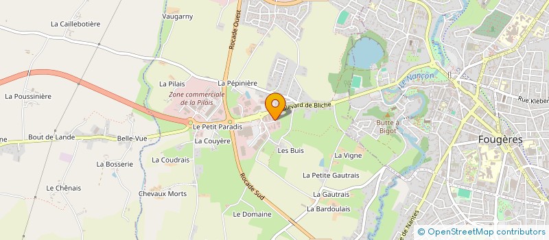 localisation de l'entreprise EURL GARDAN LE PARC  LECOUSSE