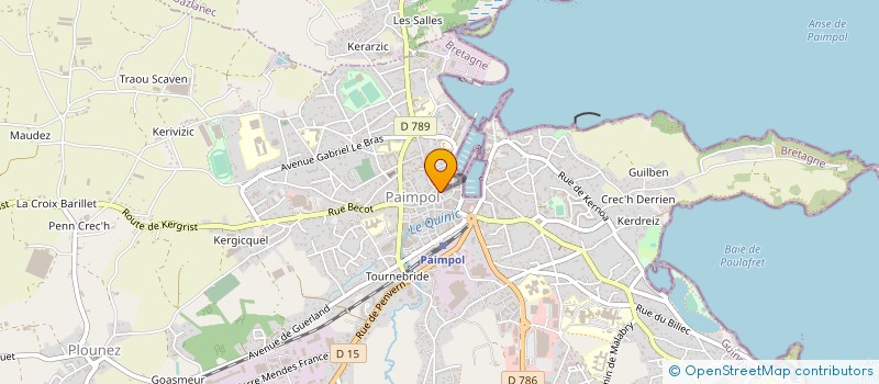localisation de l'entreprise EURL GARNIER à PAIMPOL