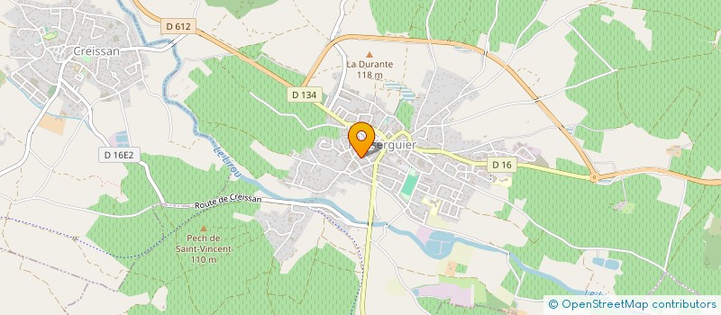 localisation de l'entreprise EURL GARRIGUES MAX à PUISSERGUIER