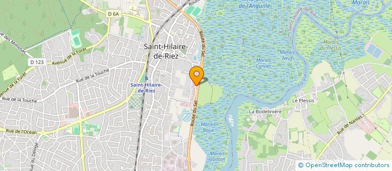 localisation de l'entreprise EURL GASTINOIS à SAINT-HILAIRE-DE-RIEZ