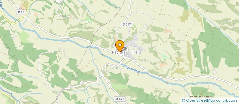 localisation de l'entreprise EURL GAUBERT JEROME  PAYRA-SUR-L'HERS