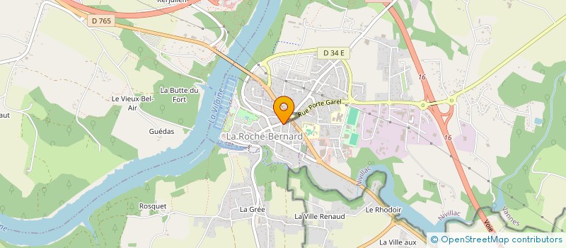 localisation de l'entreprise EURL GAUCHET  LA ROCHE-BERNARD